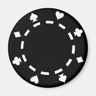 Poker chips magnet