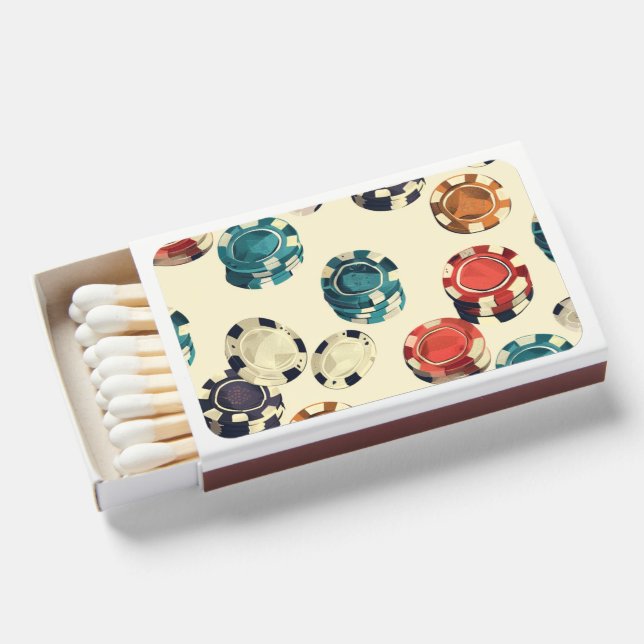 Poker Chips  Matchboxes (Front Open)