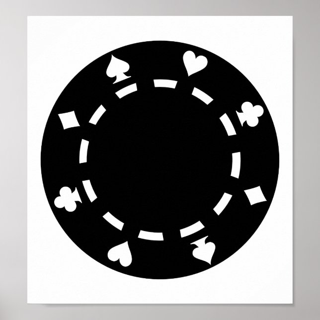 Poker chips poster (Front)