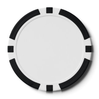 Poker Chips w/ Black Striped Edge