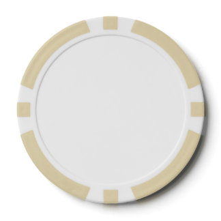 Poker Chips w/ Ivory Striped Edge