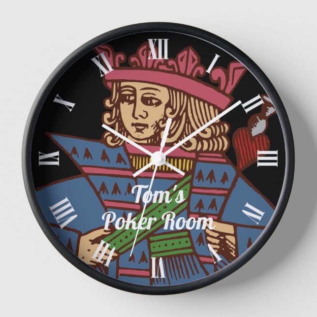 Poker Clock - Customizable - King (Front)