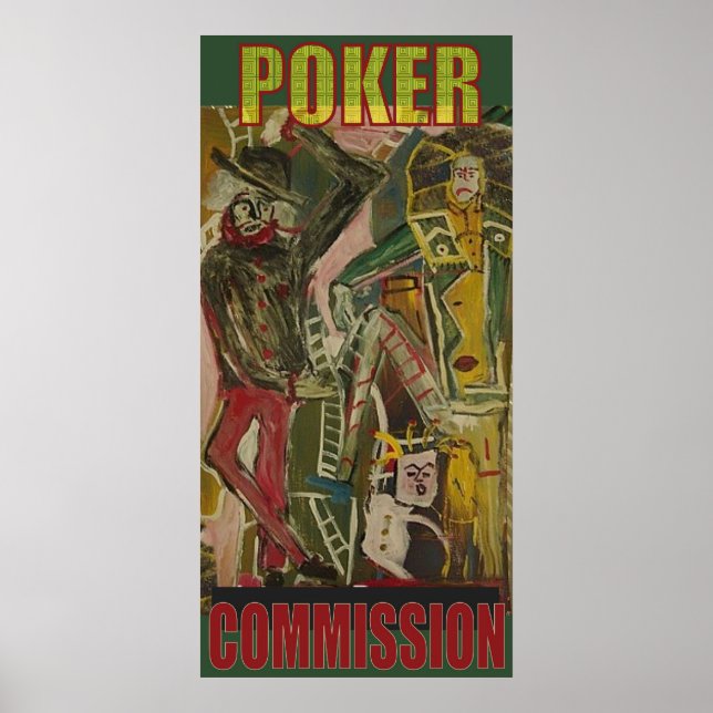 POKER COMMISSION POSTER (Front)
