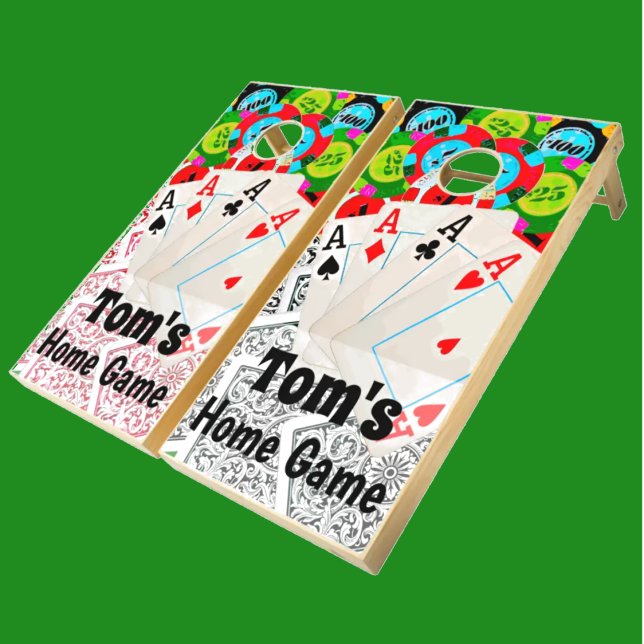 Poker Cornhole Set - Customizable (Creator Uploaded)