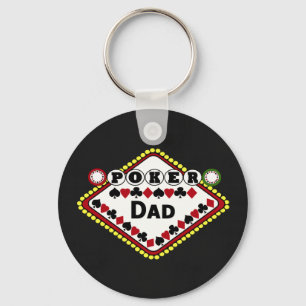 Poker Dad Keychain