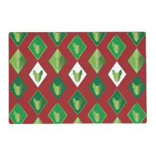 Poker Diamond Bull Terrier Placemat
