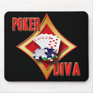 POKER DIVA MOUSE PAD
