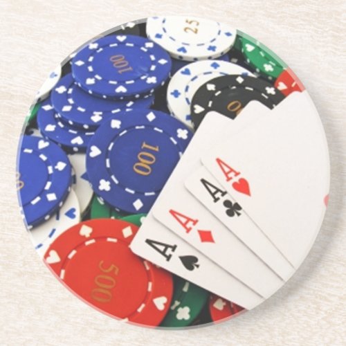 Poker Drink Coaster