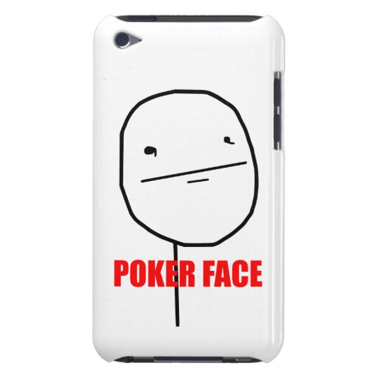 Poker Face - iPod Touch 4 Case (Back)