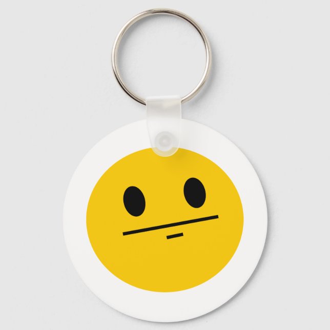 Poker Face Keychain (Front)