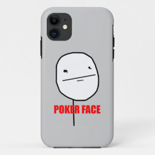 Poker Face Meme iPhone 11 Case