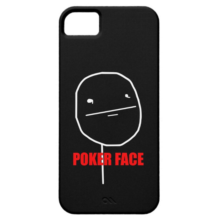 Poker Face Meme iPhone 5/5S Case