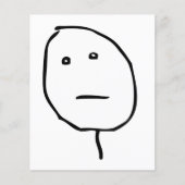 Poker Face Rage Face Meme (Front)