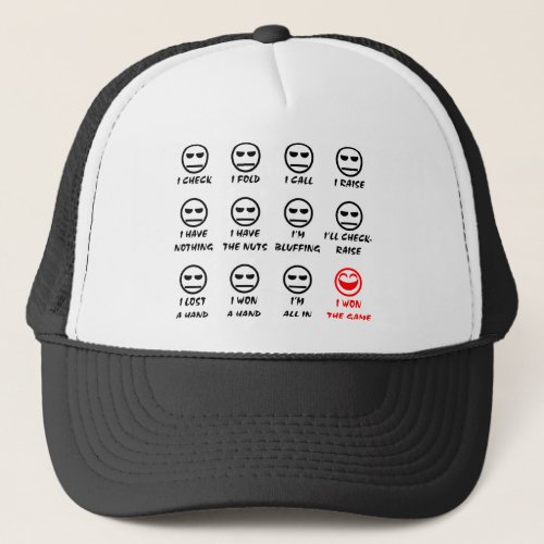 Poker Faces Hat