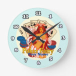 Poker Fairy clock