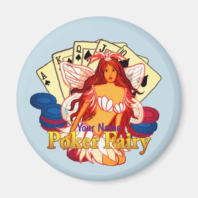Poker Fairy   Magnet (Front)