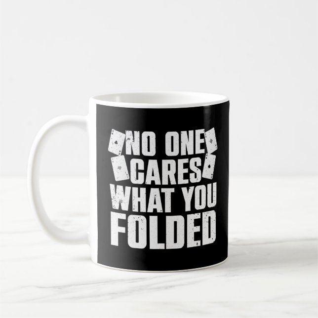 Poker For Men Women Poker Player Casino Gambler  Coffee Mug (Left)