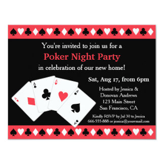 game night party invitations