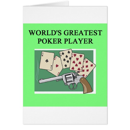 POKER game player joke Cards (Front)