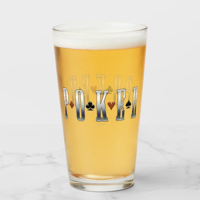 Poker Glass (Front Filled)