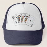 Poker Hand Hat at Zazzle