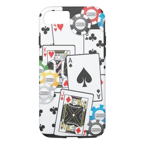 Poker Hand iPhone 7 case