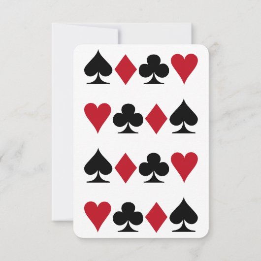 Poker Hand Ranking Reminder (Back)