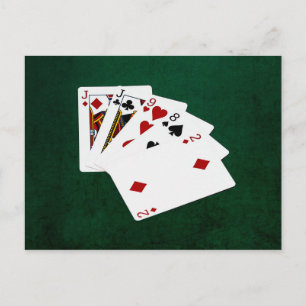 Poker Hands - One Pair - Jack Postcard