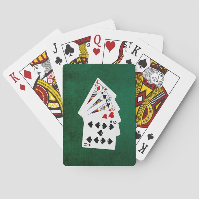 Poker Hands - One Pair - King Cards (Back)