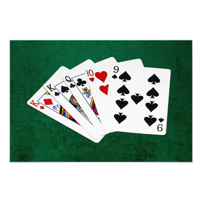 Poker Hands - One Pair - King Photo Print (Front)