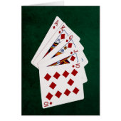 Poker Hands - Royal Flush - Diamonds Suit (Front)