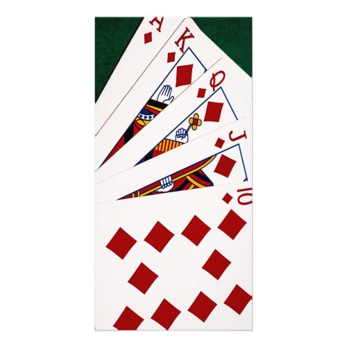 Poker Hands _ Royal Flush _ Diamonds Suit Card