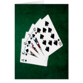 Poker Hands - Royal Flush - Spades Suit (Front)