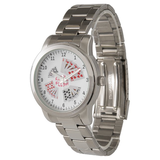 Poker Hands - Royal Flush Watch (Angled)