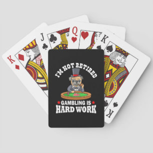 Poker I Am Not Retired Cards
