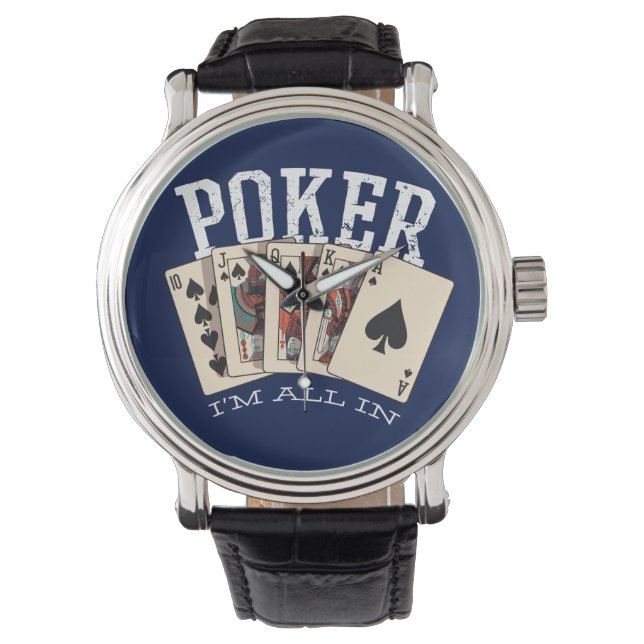 Poker Im All In Watch (Front)