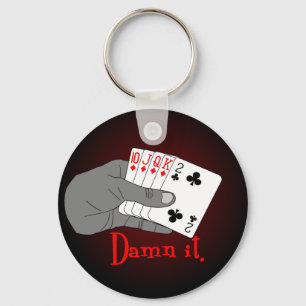 Poker Keychain