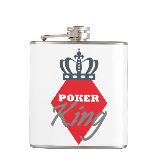 Poker King - diamond Flask (Front)