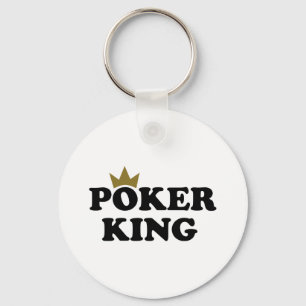 Poker king keychain