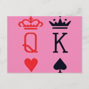 Poker King Postcard