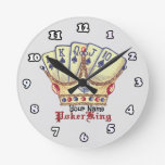 Poker King  Round Clock