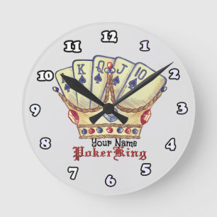 Poker King Round Clock