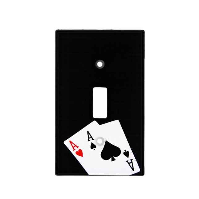 Poker Light Switch Cover (Front)