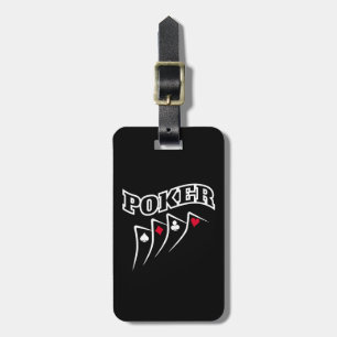 Poker Luggage Tag