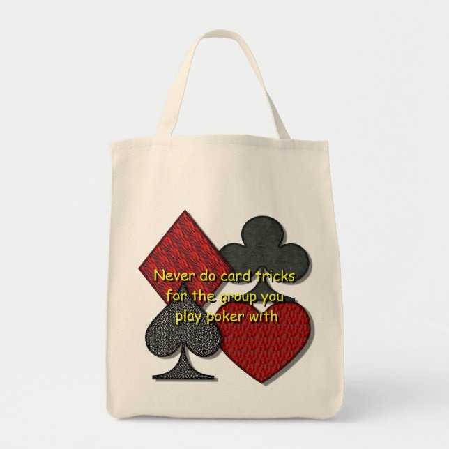 Poker Magic Tote Bag (Front)