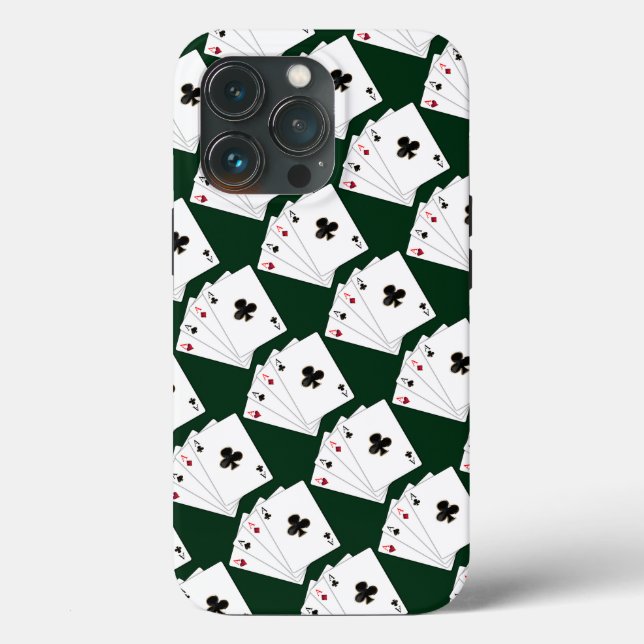 Poker Night Aces Case-Mate iPhone Case (Back)