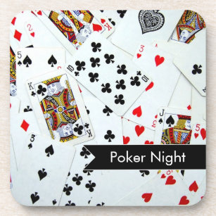Poker Night Card Game Cork Coasters
