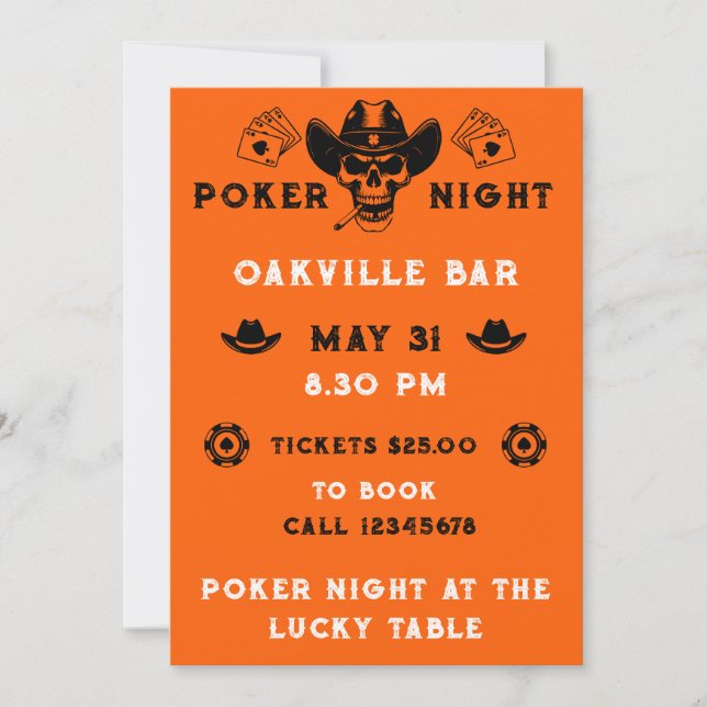 Poker Night Competition (Front)