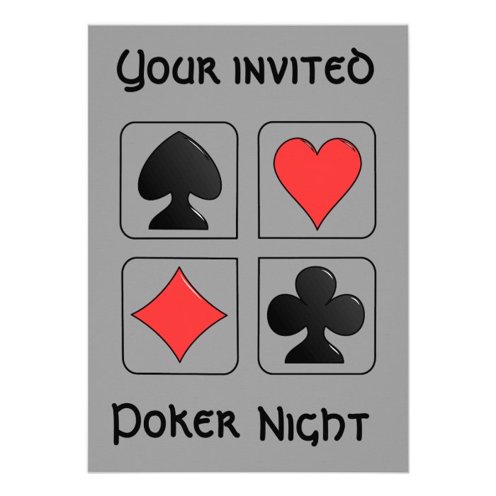 Poker Night Invitation