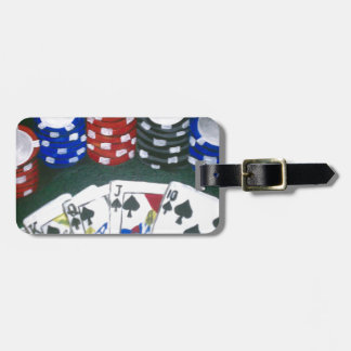 Poker Night Luggage Tag